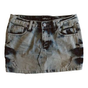 Denim Micro Mini Skirt